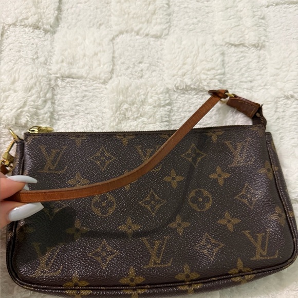 Louis Vuitton Pochette Accessory Pouch Brown Leather - Picture 6 of 14